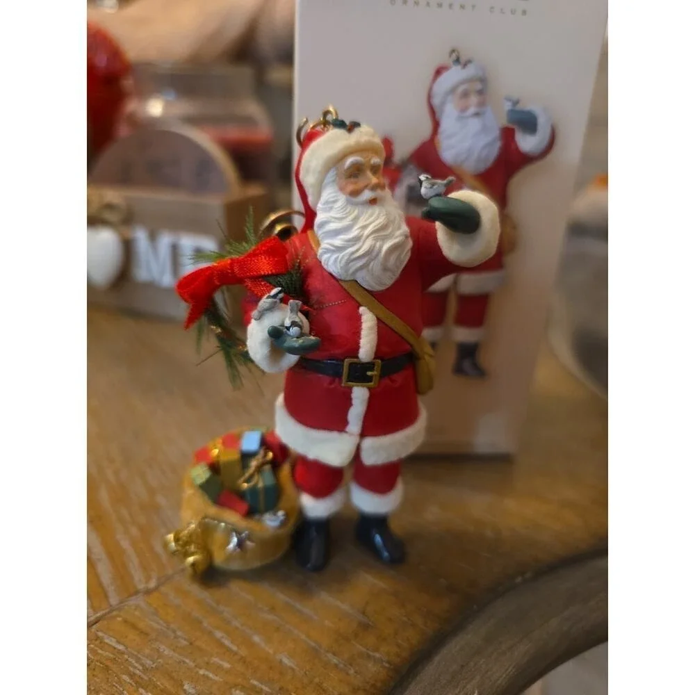 Hallmark‎ Keepsake Club Santa's Visit Christmas Ornament - NIB